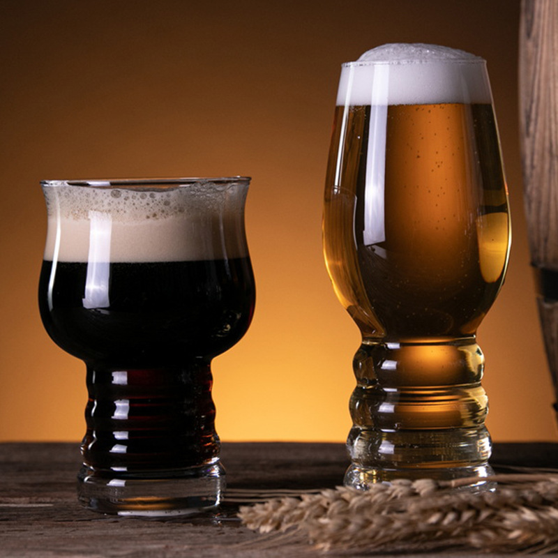【 Factory Direct Delivery 】 Craft beer mugs, American pint cups, cocktail cups, foreign wine glasses, draft beer cups with logo printing Specification drawing