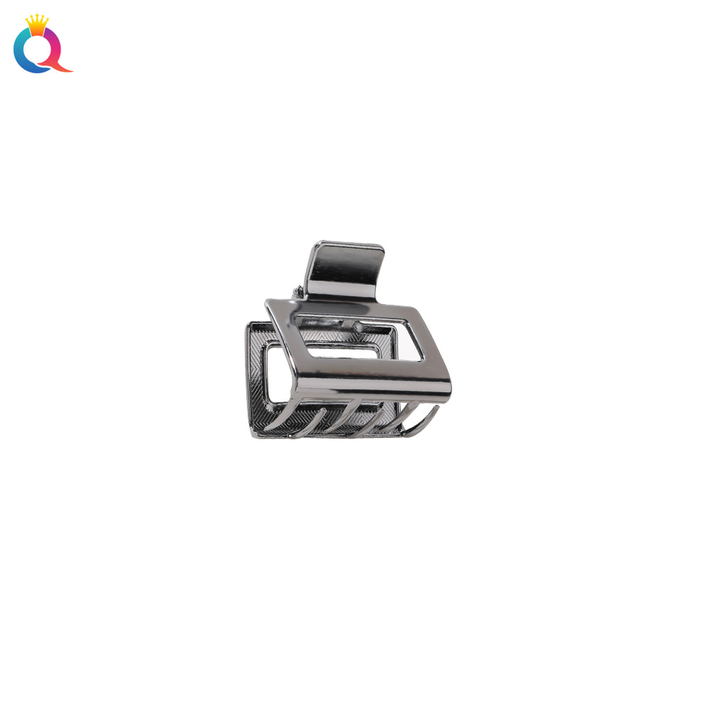Wholesale of Qiyue Korean version square hair clips, sweet shark clips, metal hair clips, coil hair grabbers, high-end hair grabbers and hair accessories Item Picture