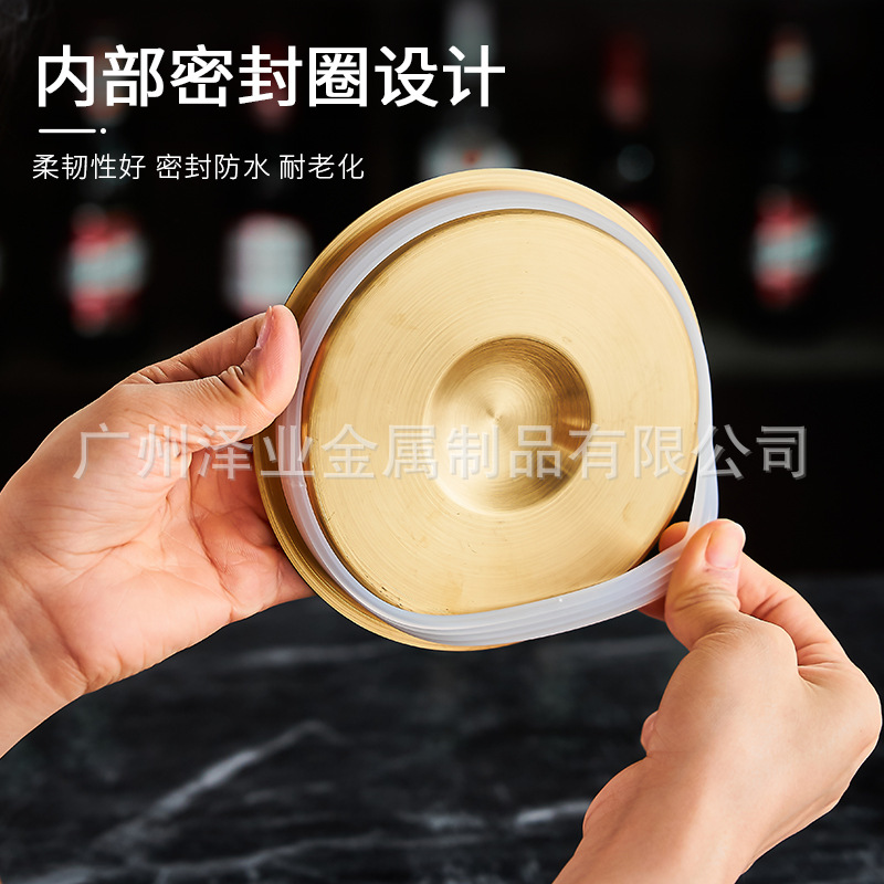 Cross-border ice bucket, stainless steel double-layer insulated bar, portable chilled whisky bucket, ice granule bucket, stainless steel ice bucket Specification drawing