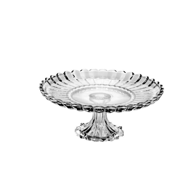 Lizun fruit platters, dried fruit platters, glass candy platters, dessert platters, creative high-legged fruit platters, living room KTV reception Item Picture