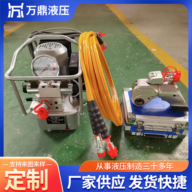 MXTD drive torque wrench supplies hydraulic wrench, titanium alloy electric high-power hollow torque wrench Application Scenario
