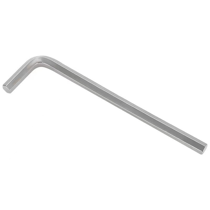 Factory wholesale hexagon key flat head six-sided inner six hardware manual L-shaped wrench in stock supply, Allen wrench Specification drawing