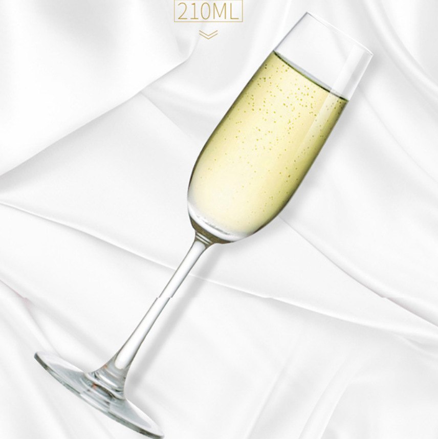 Ocean Modern and simple glass wine glasses, romantic Bordeaux Burgundy wine glasses, tall sparkling glasses Application Scenario