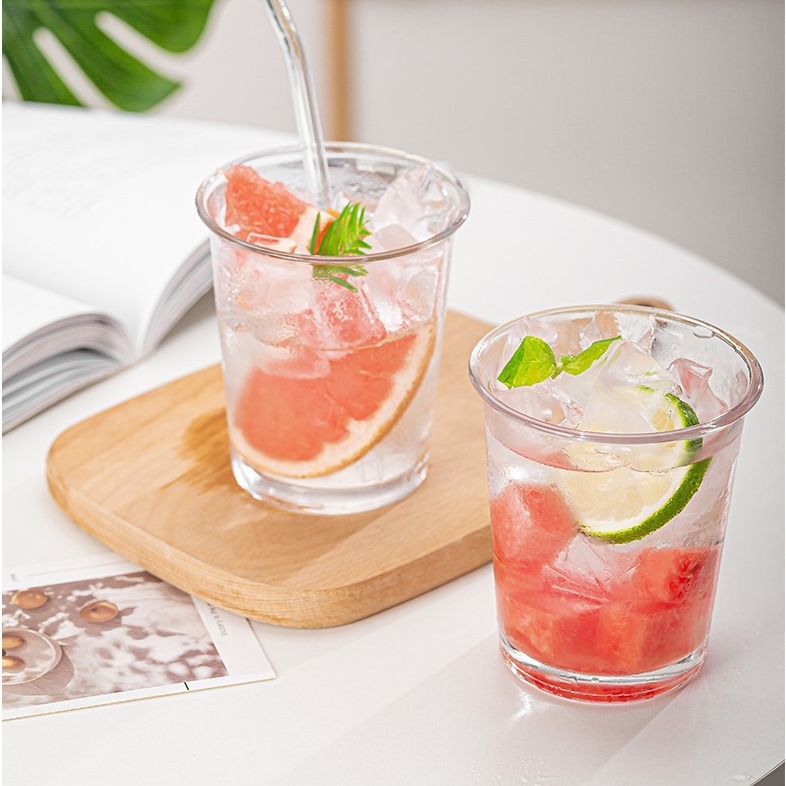 Customized glass cups, coffee cups, milk tea cups, bamboo joint cups, beer muts, milk cups, soda-calcium glass cups, high borosilicate glass details Picture