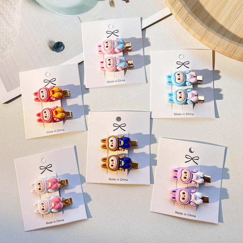 Cute cartoon hair clips for children, one-yuan popular hair clip batch, set up a stall to sell summer girls' hair accessories and headwear clips details Picture
