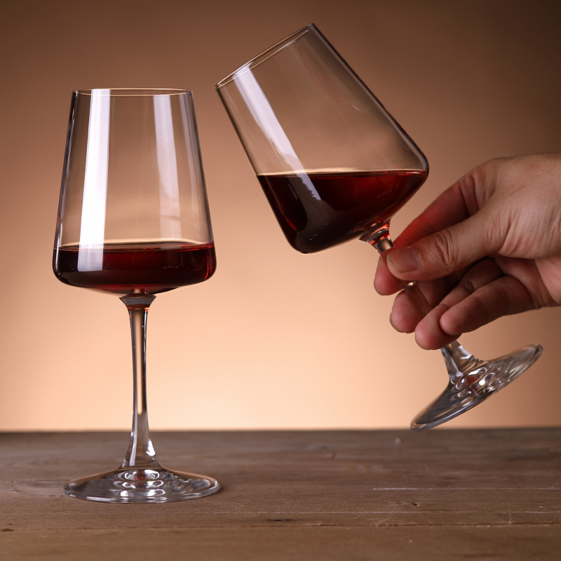 Yidelita creative thickened glass highball glasses, wine glasses, wine glasses and glass cups wholesale with logo printing Specification drawing