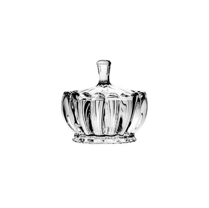 Lizun Nordic European-style glass candy cups, snack cans with LIDS, sugar jars, coffee and rock sugar jars, storage jars Item Picture