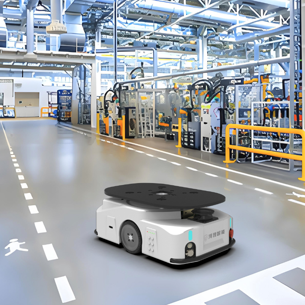 Submerged load 100kgAMRAGV trolley manufacturer, small vehicle body light handling unmanned intelligent transportation robot Specification drawing