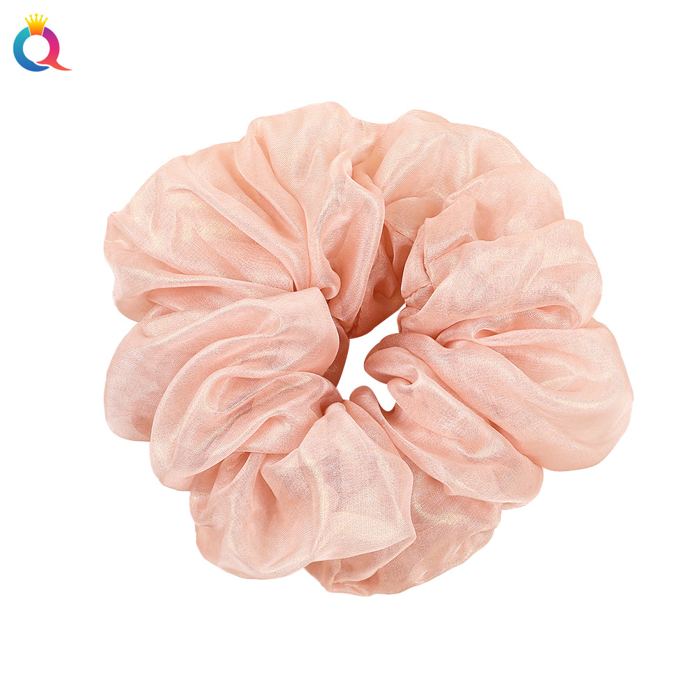 Qiyue Cross-border Oversized Large Intestine Hair Band, high-end hair tie, women's hair tie, hair band, hair accessory wholesale Item Picture