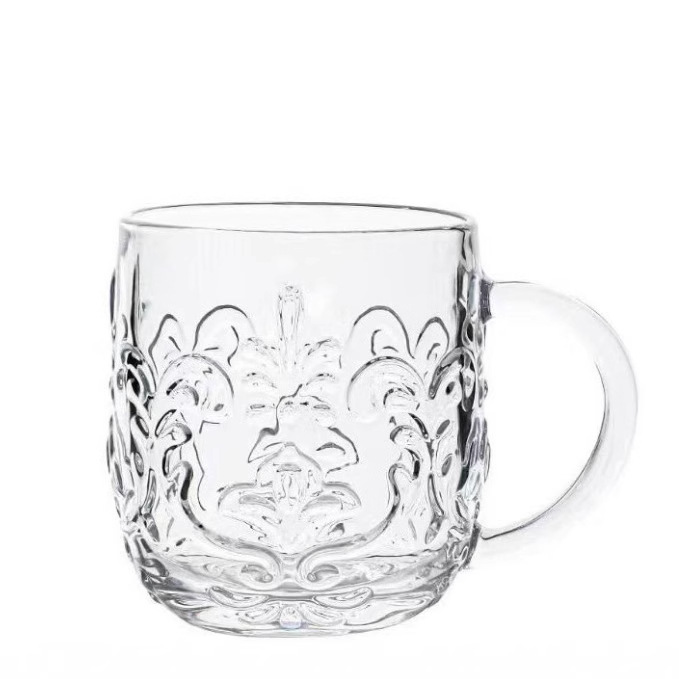 Whisky wine glasses for home use, European crystal glass wine glasses, creative ins style octagonal beer glass bar set Item Picture