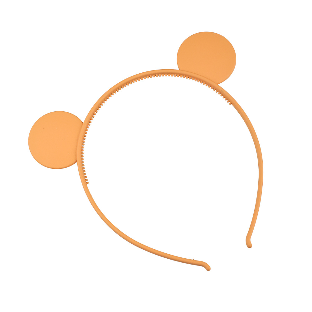 Qiyue High Skull top hairpin, plastic matte hair band, simple Morandi headband, solid color hair hole women's hair accessories wholesale Item Picture
