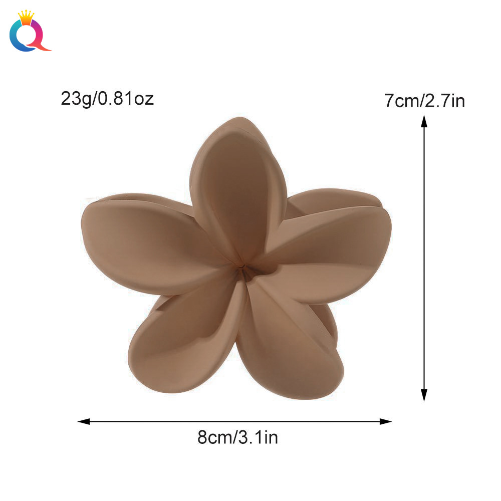 Qiyue Cross-border Flower Grabber, back of the head, hair clips, shark clips, ins hair grabber, women's headwear and hair accessories wholesale Application Scenario