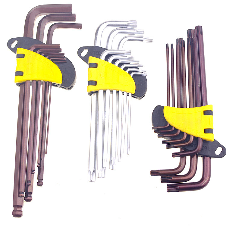 Neutral upgrade packaging 9-piece set of hex socket wrenches, complete specifications of hex socket wrenches and hex socket wrenches Item Picture