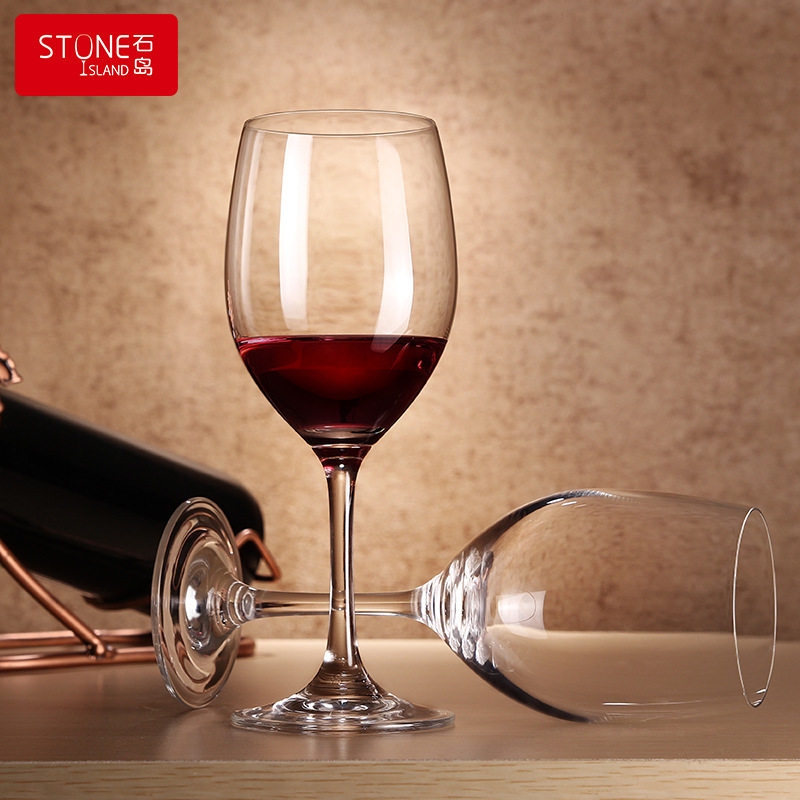 Wholesale of Bodor red wine glasses, transparent high-end glass goblets, household European-style large-belted wine glasses 3119 full figure