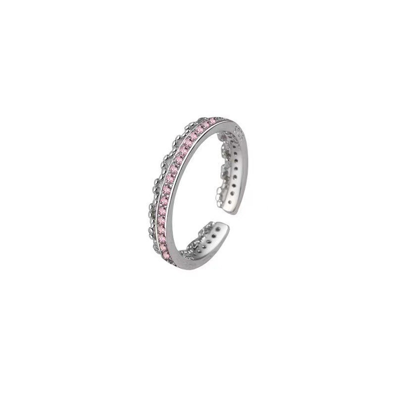 Korean-style sweet heart-shaped butterfly opening ring for women, with a fresh and unique charm, exquisite and light luxury, adjustable index finger ring trend Item Picture