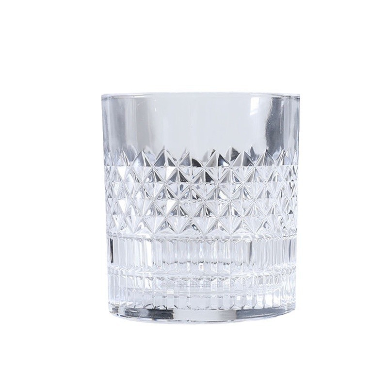 Single boxed embossed whisky wine glass, European glass wine glass, bar beer glass, export pearl cotton set Item Picture
