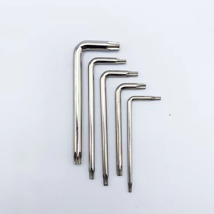 Perforated hardened plum T6T8T10T15T20T25T30T40T45L type wrench amphibious double star wrench Item Picture