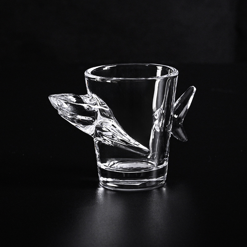 Creative animal-shaped white spirit cup, thick-bottomed spirits cup, small glass for white spirit, 50ml, cross-border Application Scenario