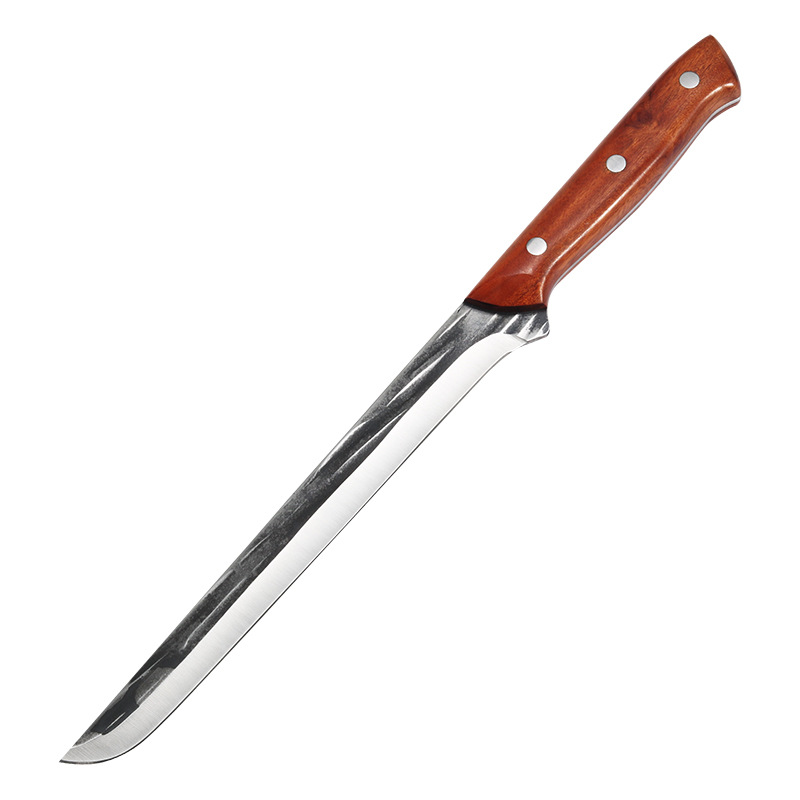 Yangjiang hand-forged ham knife, sharp 5-chromium stainless steel bone-removing knife, watermelon knife, special meat separation and cutting knife Item Picture