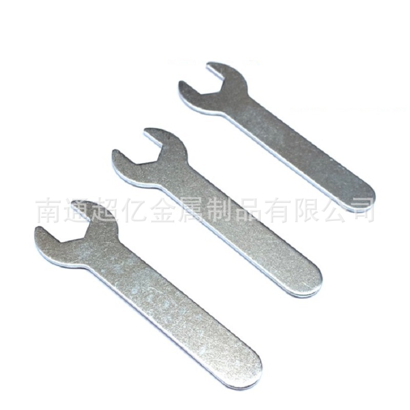 Open-end wrench: 4-30mm single-head open-end wrench, small wrench for stamping iron sheet, disposable wrench, simple fixed wrench Item Picture