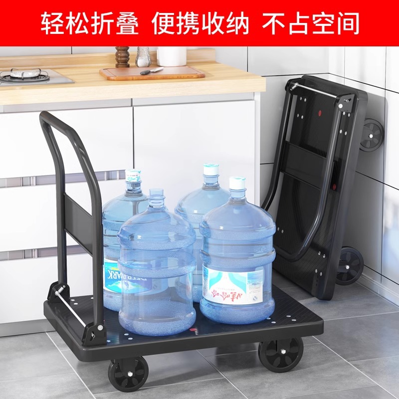 Feida flatbed truck, heavy-duty handcart, transporter, portable folding trailer, high-load industrial flatbed truck Specification drawing