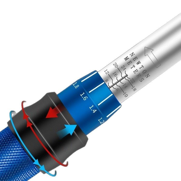 Preset torque wrench, large flying scale, anti-slip handle, adjustable torque, high-precision automotive maintenance set tool Item Picture