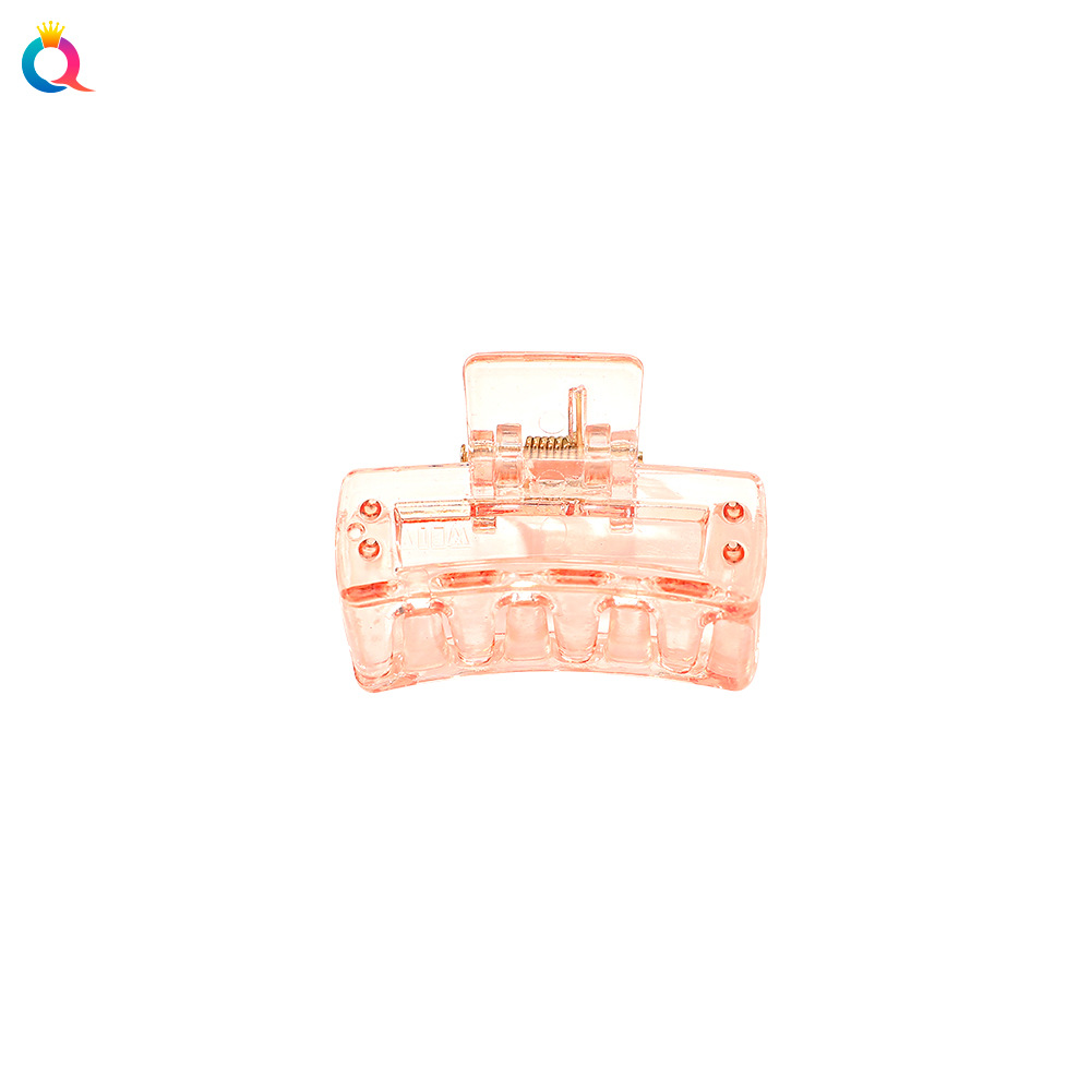 Qiyue Korean-style Dongdaemun macaron-colored square hair clips, small updo hair shark clips for women Item Picture