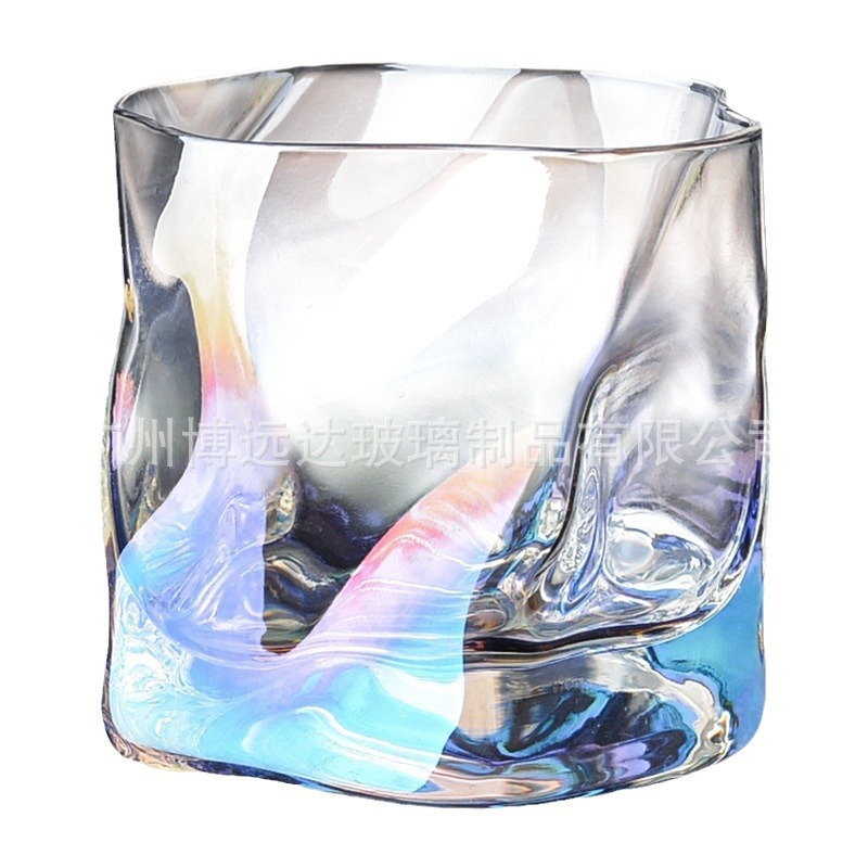 Nordic glass beer mugs, Internet celebrities, high appearance level, irregular-shaped water cups, whisky foreign wine glasses, creative glass cups, ins style Item Picture