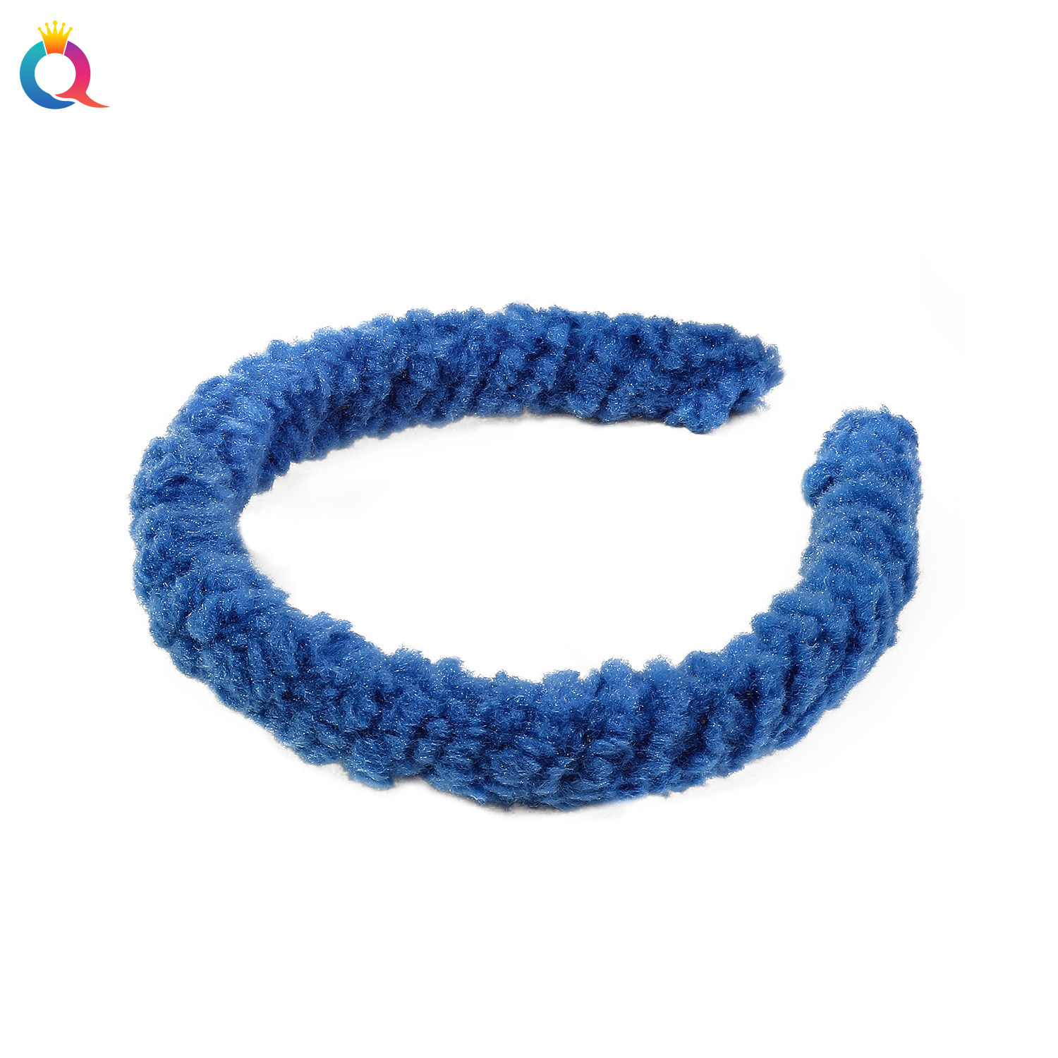 Qiyue Autumn and Winter simple plush hair band, cute lamb hair cave, versatile and sweet high head headband hair accessory wholesale Item Picture