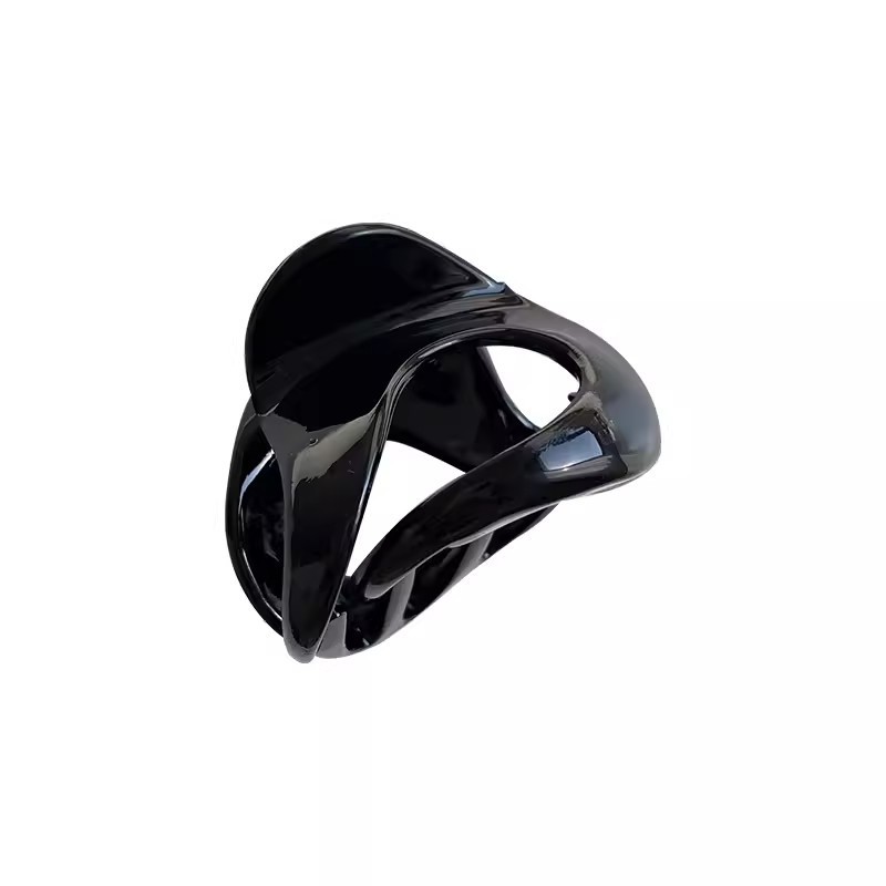 Irregular-shaped pumpkin hair clip, high-end women's hair clip, 2025 new high-end shark clip at the back of the head, small clip hair accessory Item Picture