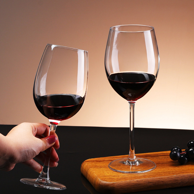 High-footed crystal red wine glasses, KTV, hotel and club red wine glasses, wine glasses, champagne glasses, high-footed glasses Specification drawing