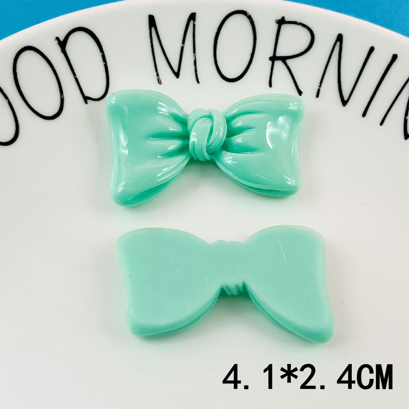 Shiny oil large bow tie jewelry accessories, bow tie resin small accessories, diy hair accessories, headwear, cream glue resin accessories Application Scenario