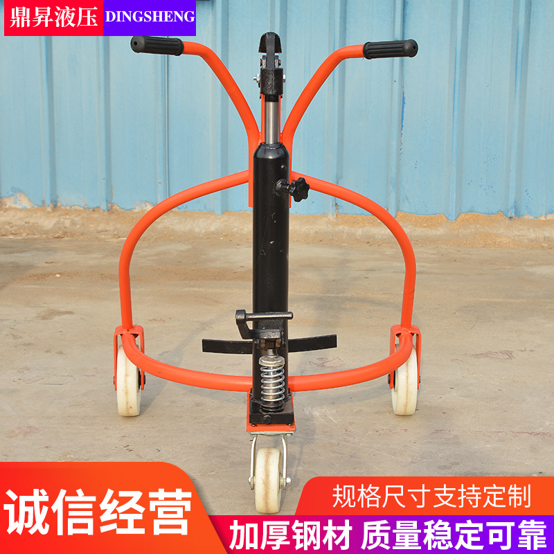 Manual oil drum handling vehicle, foot-operated hydraulic oil drum handling vehicle can be customized as manual oil drum handling forklift Application Scenario