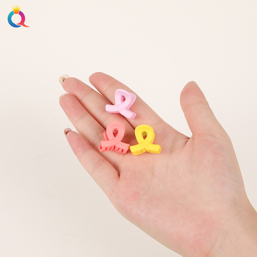 Qiyue Cross-border Dopamine Hair Clips, small scratch-off clips, cross clips, hair clips, ins side clips, hair accessories wholesale details Picture