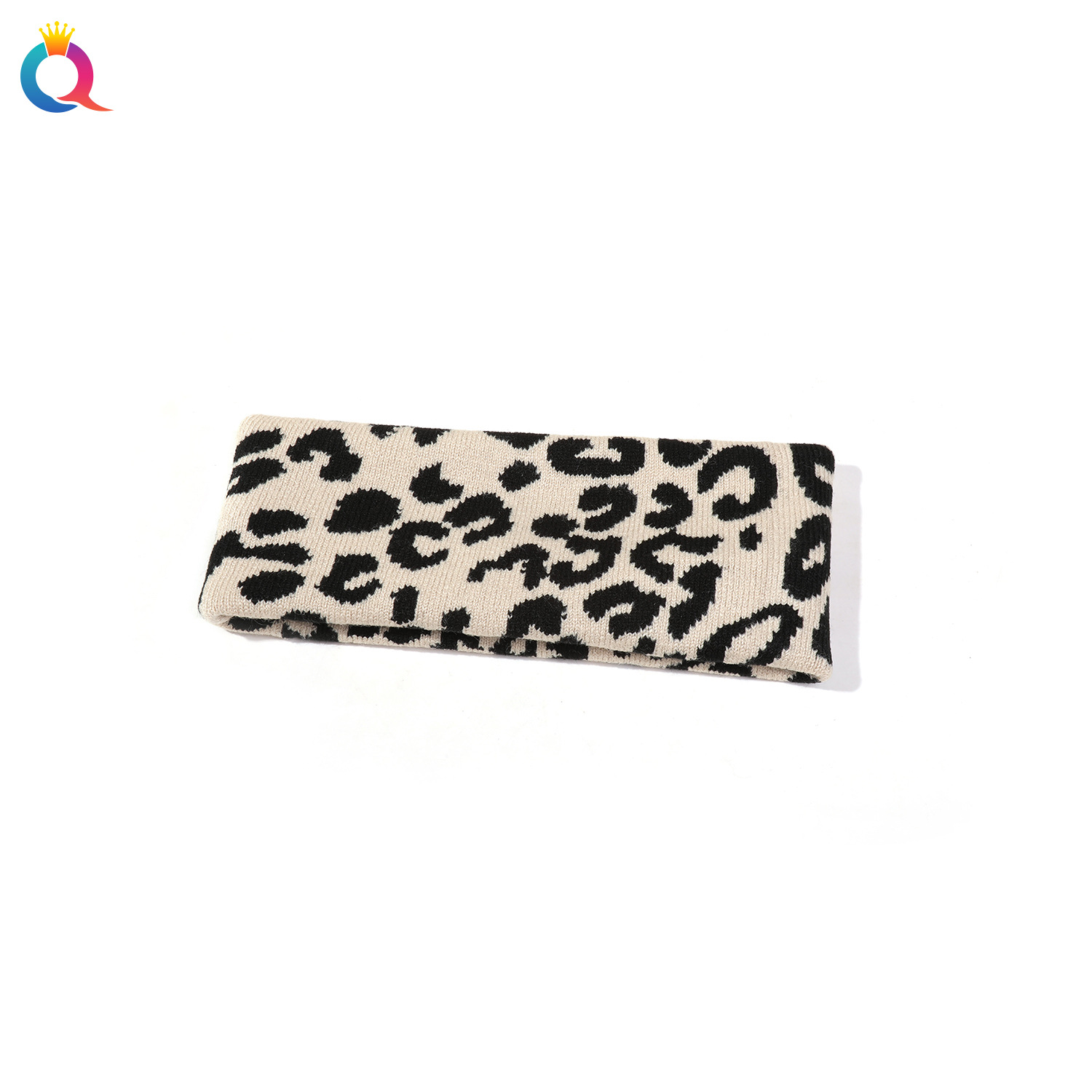Qiyue Cross-border Retro leopard Print face Wash Hair Tie, fabric headscarf, Women's hair lifting sports sweat-absorbing headband, hair accessory wholesale Item Picture
