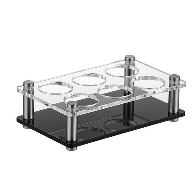 Acrylic bullet cup holder, bar, KTV beer cup holder, white spirit cup, foreign wine cup holder, one-sip cup holder, wonton cup holder Item Picture