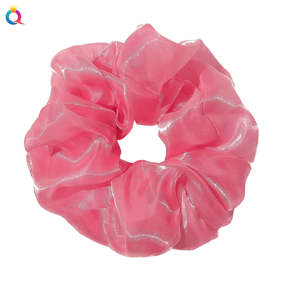 Qiyue Super Bright Silk Yarn Large Intestine Hair Band, fresh and clean hair Tie, Ougen yarn hair tie, large intestine Hair band wholesale Item Picture