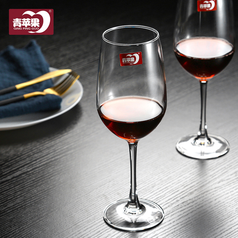 Wholesale of Green Apple Legacy Series red wine glasses, wine glasses, foreign wine glasses, highball glasses and glass glasses with logo printing details Picture