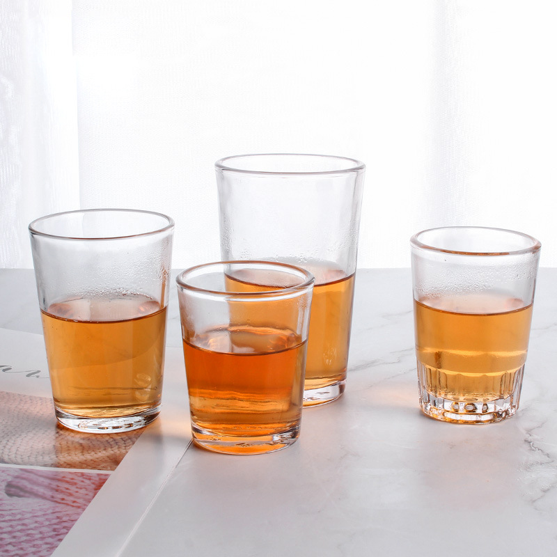 All-tempered, shock-resistant glass cups, water cups, beer mugs, hotel and household tea cups, KTV thickened tempered cups, advertising wholesale Specification drawing