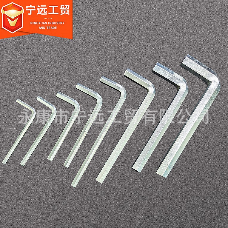 Wholesale L-shaped hex socket screw wrenches with flat heads/unquenched plate screwdrivers, household galvanized hardware tools from the manufacturer Application Scenario