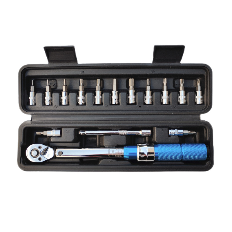 Bicycle torque wrench set 2-20NM 1/4 ratchet socket torque wrench factory direct sales undefined