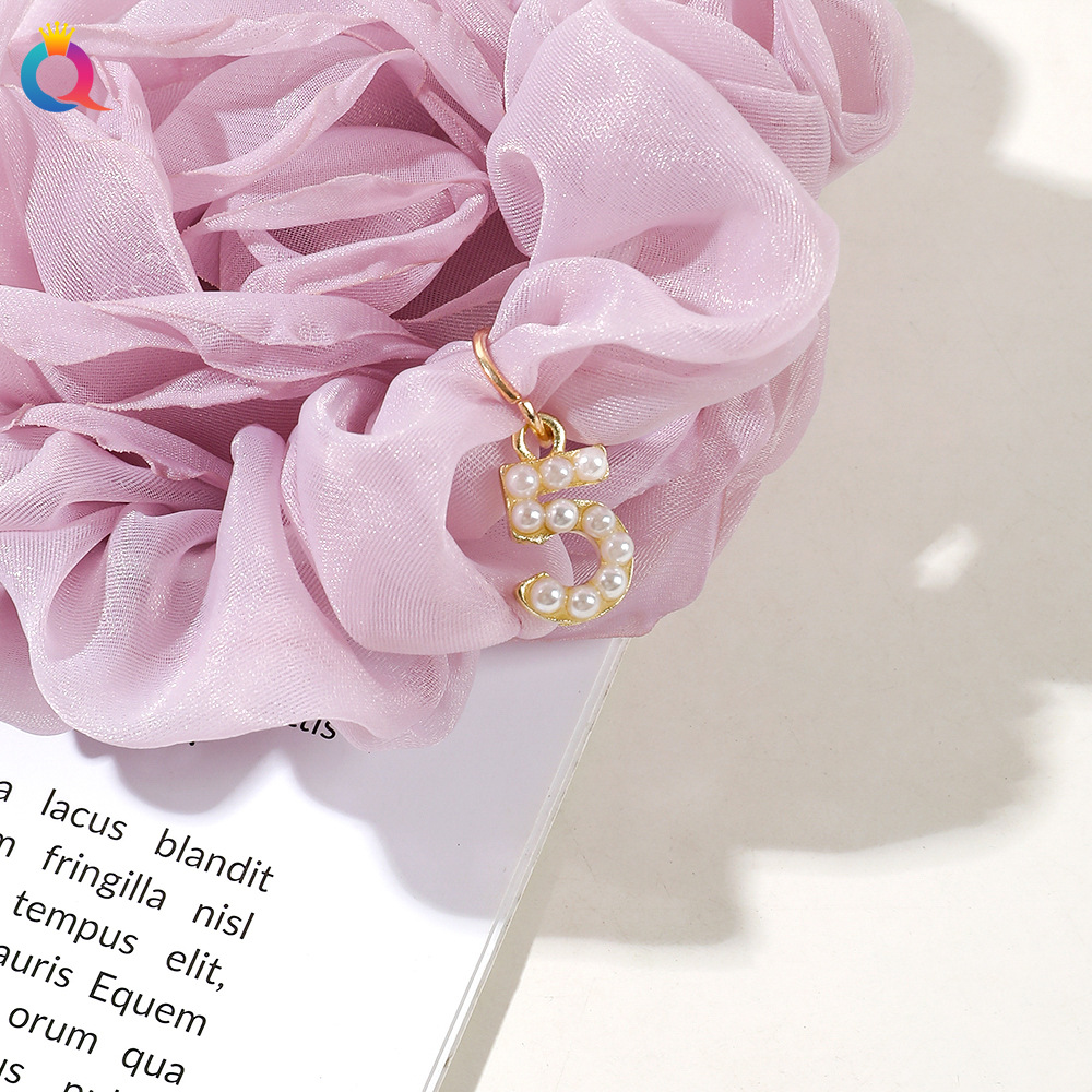 Wholesale of Qiyue Xiaoxiangfeng Flower Large Intestine Hair Tie, Peony Hair flower, leather band hair tie, high-end braided hair tie accessories Specification drawing