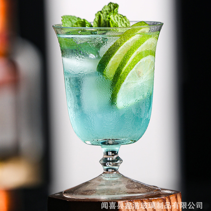 Wholesale of Japanese-style grilled flower Singapore Commander cups, bar cocktail cups, juice cups, long drink cups and iced coffee cups details Picture