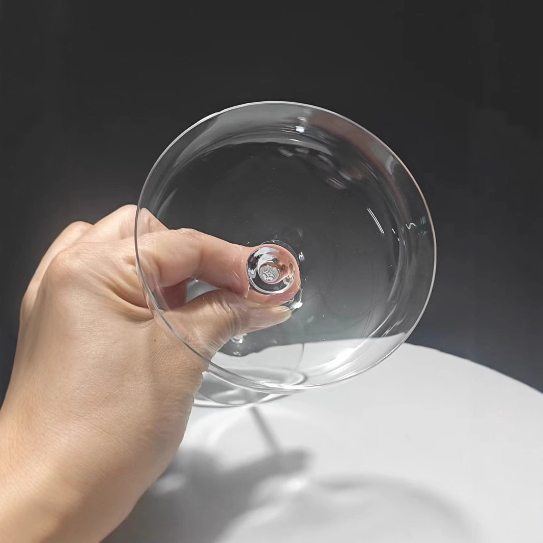 Creative influencer Instagram sweet wine glass, fruit wine glass, crystal glass, transparent cocktail glass, tart glass, Tiffany glass, batch details Picture