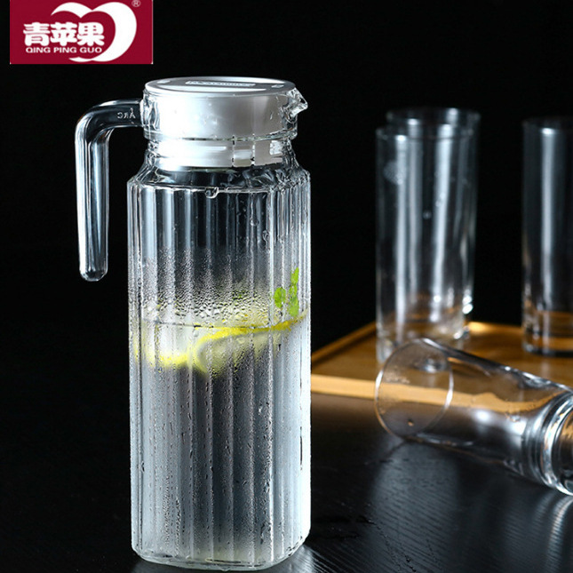 Wholesale of large-capacity cold water kettles for green apples, juice kettles for hotels and restaurants, household water kettles, and household water appliance sets Application Scenario
