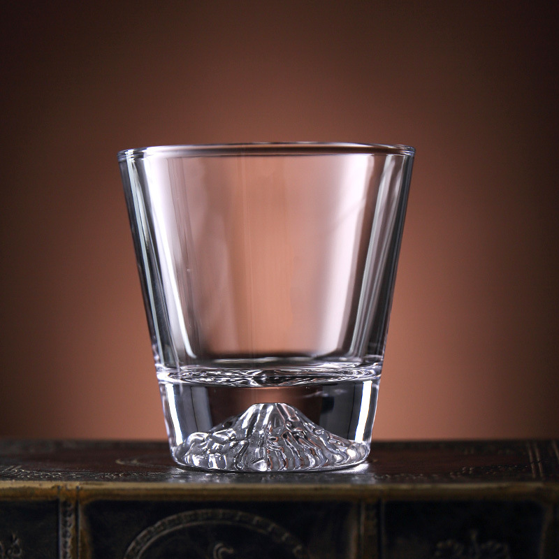 Lizun Creative thickened glass volcano cups, whisky cups, Western-style wine cups, restaurant, bar, KTV water cups, beer cups Specification drawing