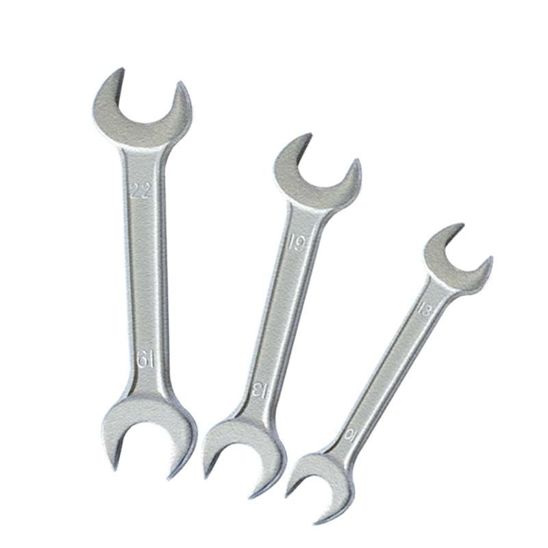Factory price supply of forged galvanized double-head open-end wrenches and short handles for random vehicle matching Item Picture