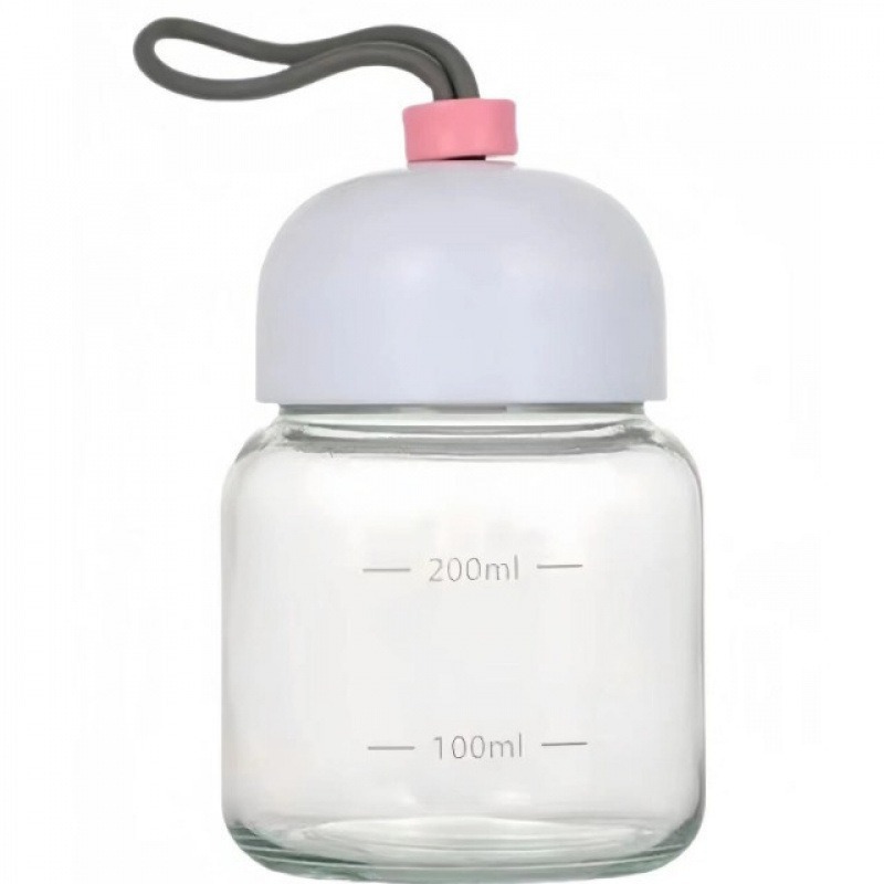 High appearance level mini chubby cup, summer portable glass cup, milk cup, household student water cup, gift cup wholesale Item Picture