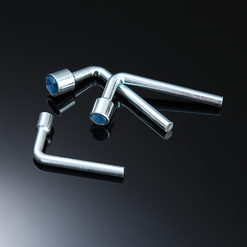 L-shaped elbow pipe socket wrench, 7-shaped pipe socket hexagon socket wrench, socket wrench Specification drawing