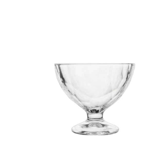 Wholesale of green apple creative embossed ice cream cups, ice crack dessert cups and high-legged dessert bowls with logo printing Item Picture